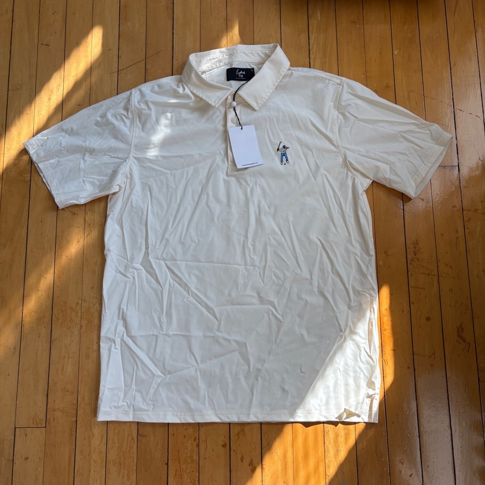 Eastside Golf Shirt Mens Large Performance Polo Athleisure Quick Dry Logo READ